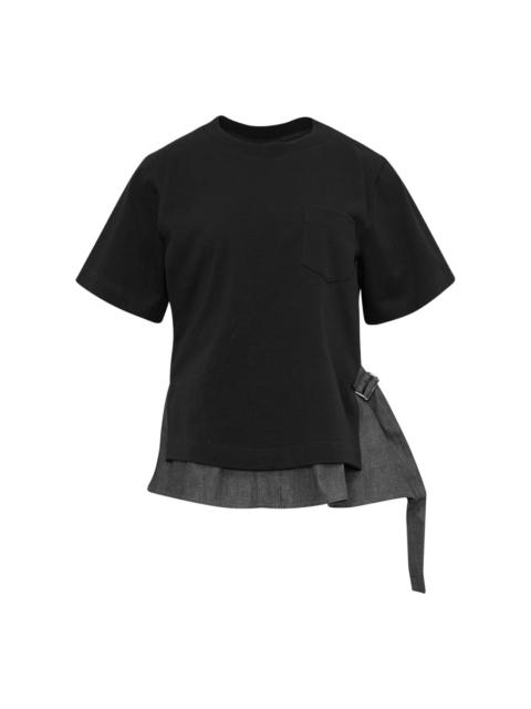 sacai Denim x Cotton Jersey Tee