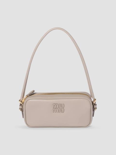 Miu Miu Women's Leather Pouch - Grey