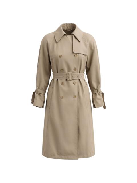 VETEMENTS double-breasted belted trench coat