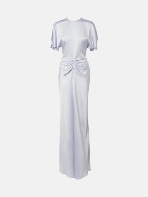Victoria Beckham Gathered satin gown