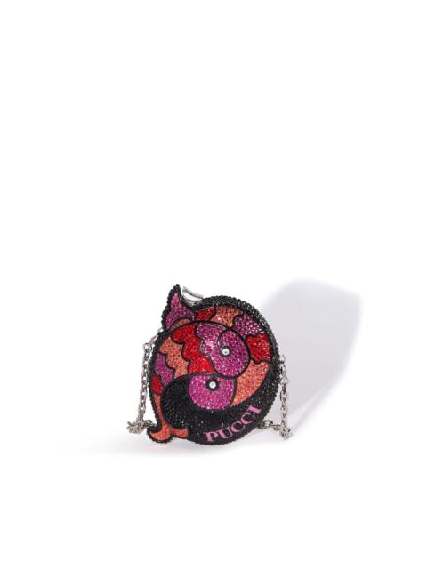 PUCCI Pucci P crystal-embellished clutch bag