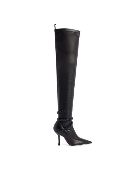 RENE CAOVILLA 105mm Juniper boots
