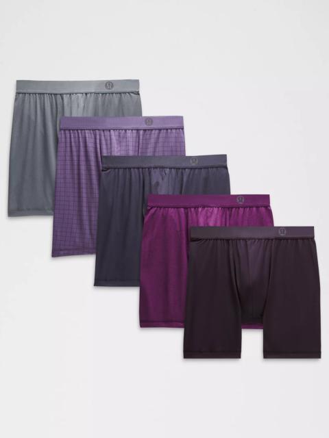 lululemon Always In Motion Long Boxer 7" *5 Pack