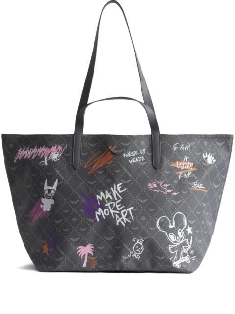 Zadig & Voltaire Zadig & Voltaire Z SHOPPER XL MONOGRAM TAG