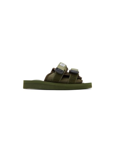 Suicoke Khaki MOTO-Cab Sandals