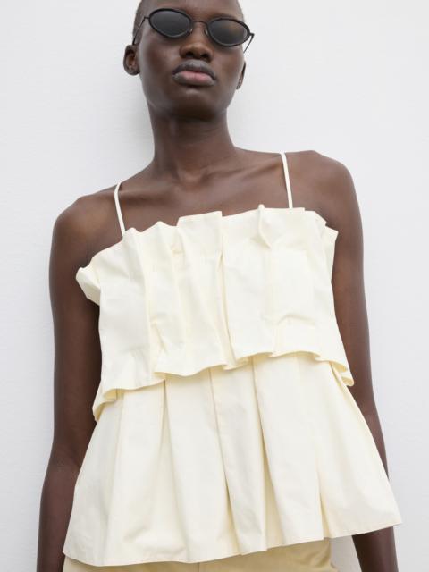 House of Dagmar Sculpted strap top