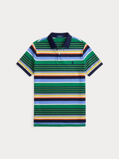 Polo Ralph Lauren Classic Fit Striped Mesh Polo Shirt