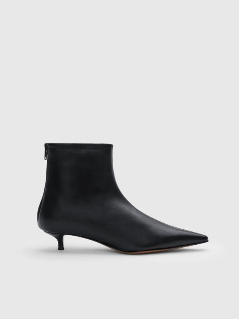 ATP ATELIER Melfi Black Shiny Nappa Ankle boots