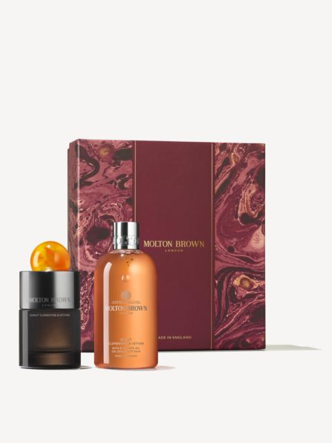 Molton Brown Sunlit Clementine & Vetiver Eau de Parfum Gift Set