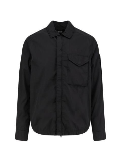 C.P. Company long-sleeve patch-pocket shirt