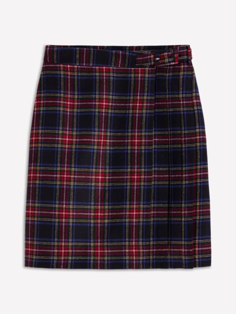 BODEN Helen Wool Kilt Skirt-Navy, Green and Red Check