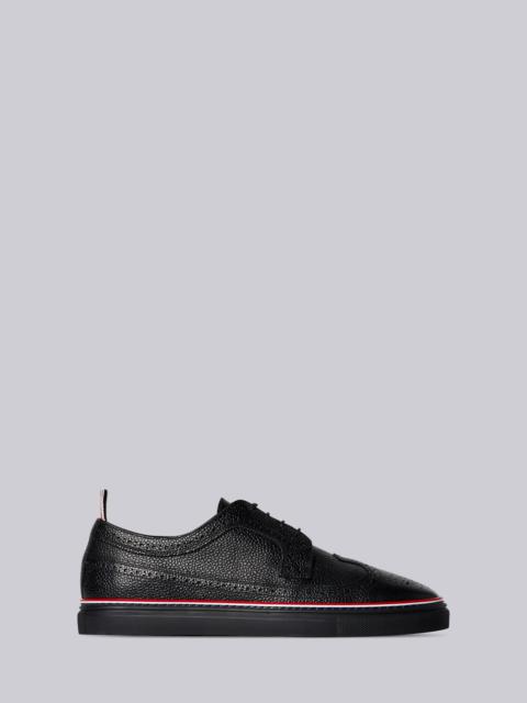 Thom Browne pebble-grain piped-trim brogues