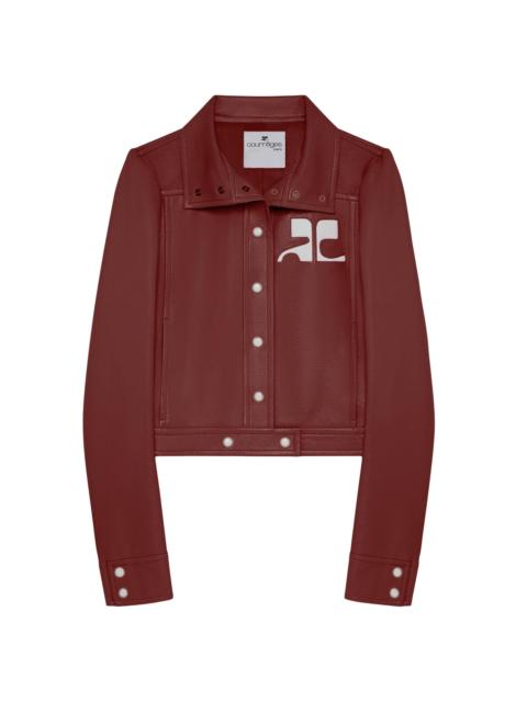 courrèges Women's Reedition Vinyl Jacket - Red