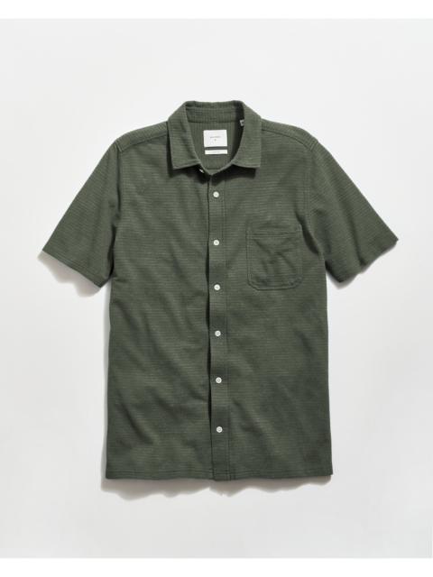 Billy Reid Short Sleeve Textured Treme Knit Shirt