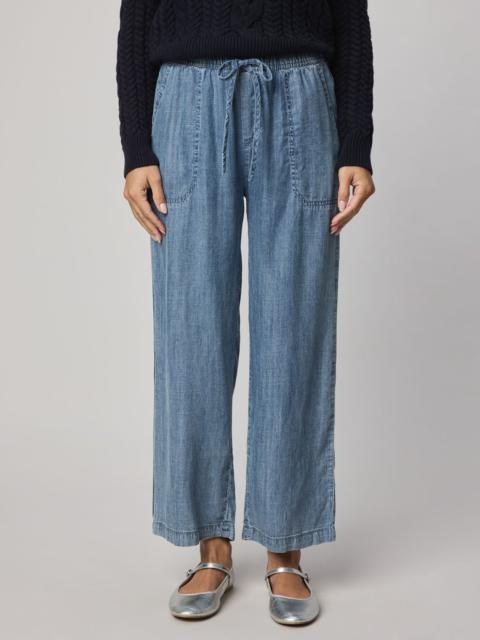 Splendid Angie Indigo Crop Wide Leg Pant