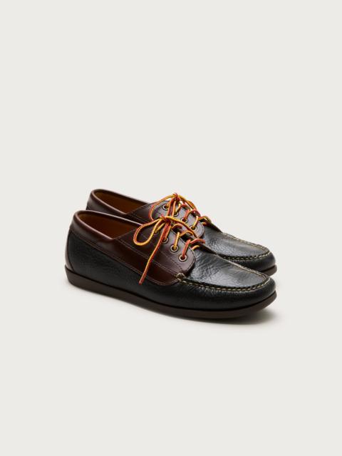 J.CREW Four-eye lake shoes in leather