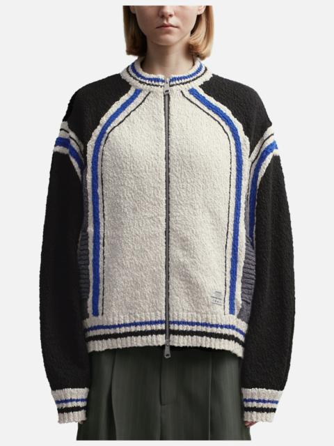 KNITWEAR ZIP-UP CARDIGAN