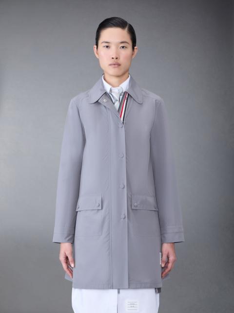 Thom Browne Military Ripstop Round Collar Overcoat