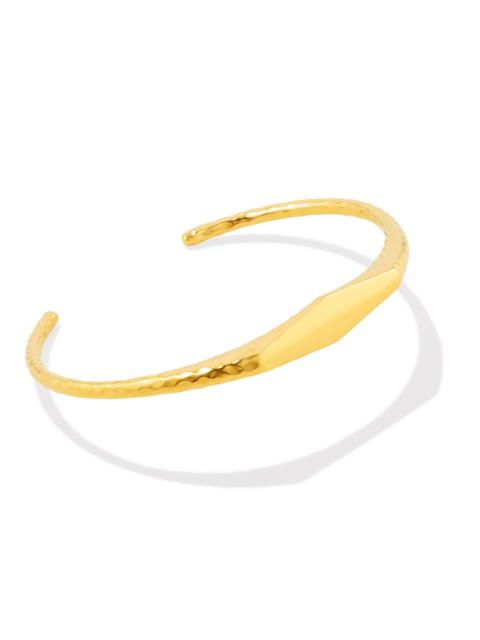 KENDRA SCOTT Davie 18k Gold Vermeil Cuff Bracelet