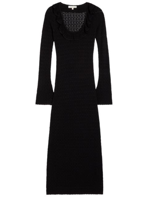 LoveShackFancy Loveshackfancy Tawnie Pointelle Fine-knit Midi Dress