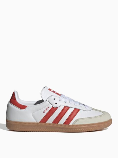 adidas Originals Low Samba OG white/red trainer