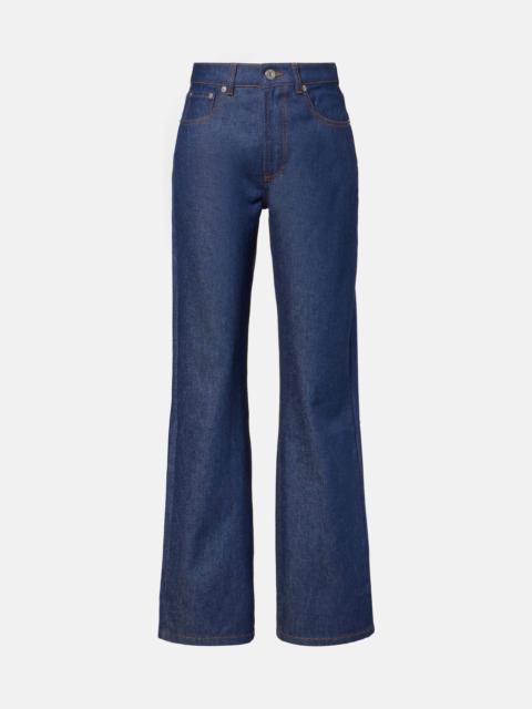 AMI Paris Mid-rise straight jeans