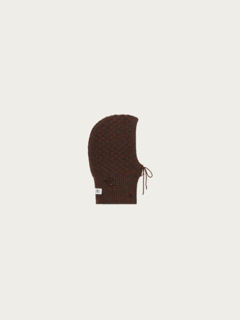 MM6 Maison Margiela Patterned Balaclava - Grey/Orange