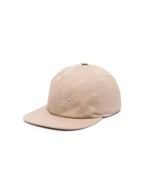 MM6 Maison Margiela signature-numbers embroidered cap
