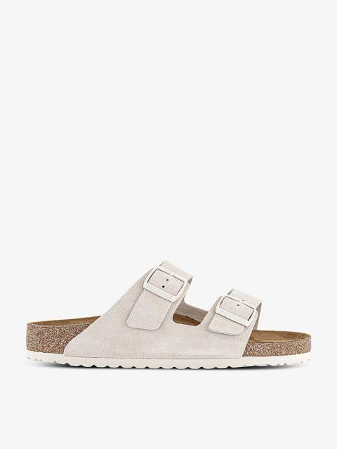 BIRKENSTOCK Arizona two-strap flat suede sandals