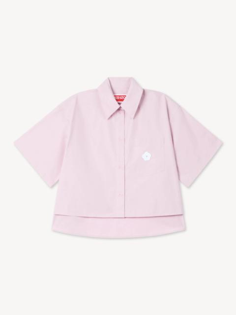 KENZO 'Boke Flower 2.0' short dropped shoulders shirt in cotton poplin