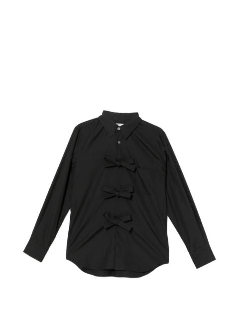 Comme des Garçons Comme des Garçons bow detail shirt
