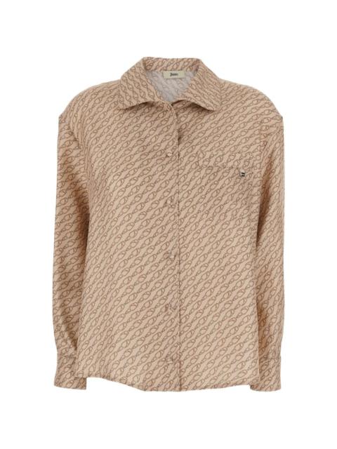 Herno chain-pattern shirt