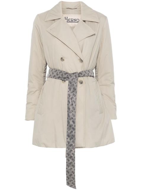 Herno belted trench coat