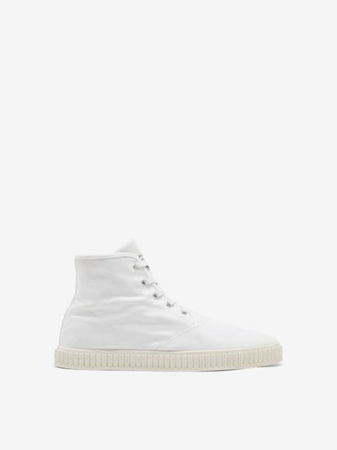 Canvas high-top sneakers