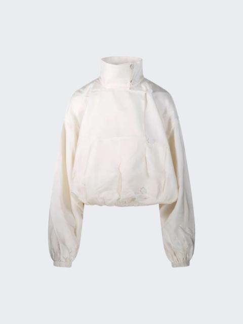 RÓHE Silk Blouson Anorak Cream