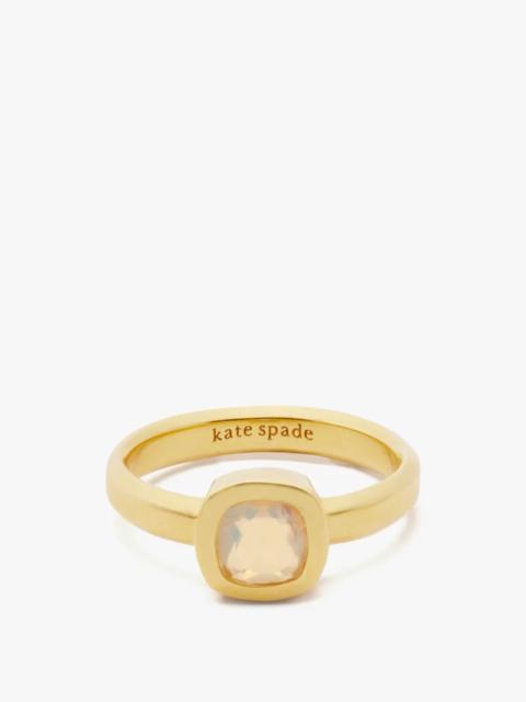 kate spade Kate Spade Fine Time To Shine Gem Ring