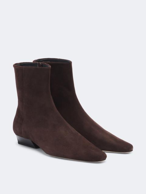 STAUD Wally suede ankle boots