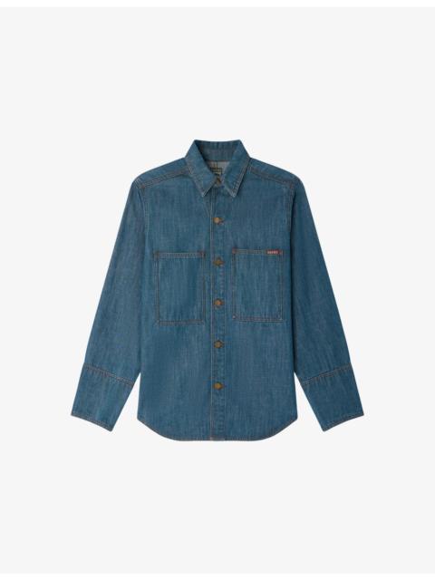 soeur Garance Chest-Pocket Denim Shirt