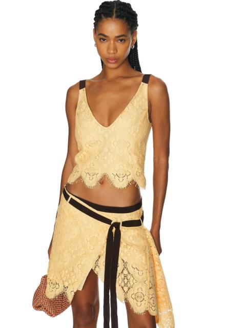 THE ATTICO for FWRD Lace Top