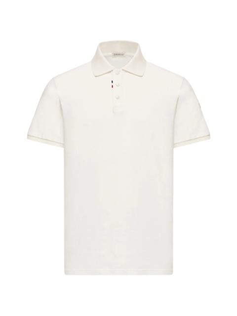 Moncler Moncler Polo Manches Courtes Blanc