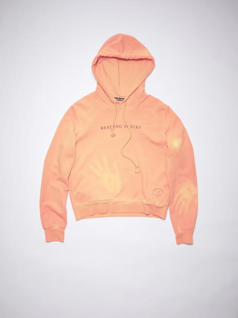 Heat reactive hooded sweatshirt - Orange/yellow