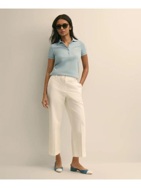 Brooks Brothers Cropped Wide-Leg Advantage Chino® Pants