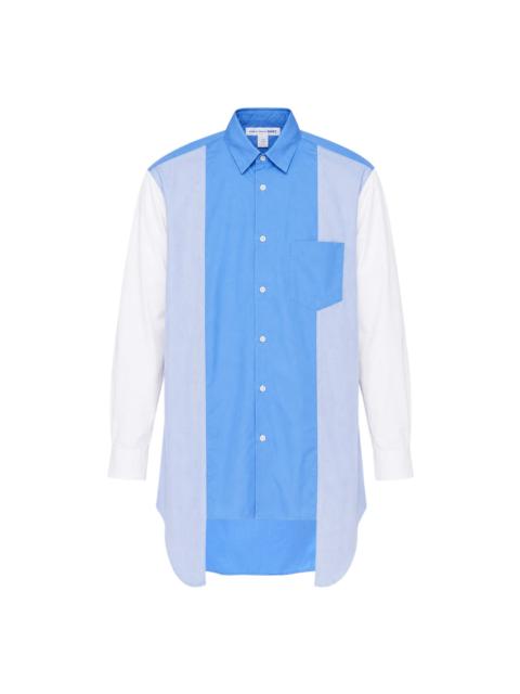 Comme des Garçons SHIRT Colour Block Panelled Long Sleeve Shirt