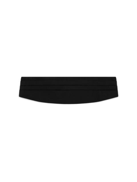 Dolce & Gabbana pleated silk cummerbund