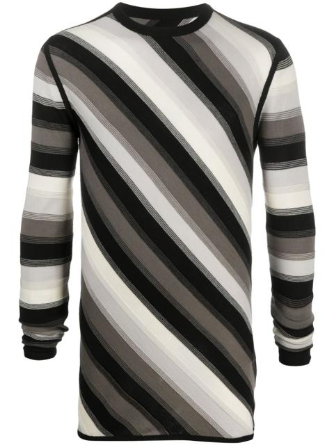 Rick Owens diagonal stripe sweater