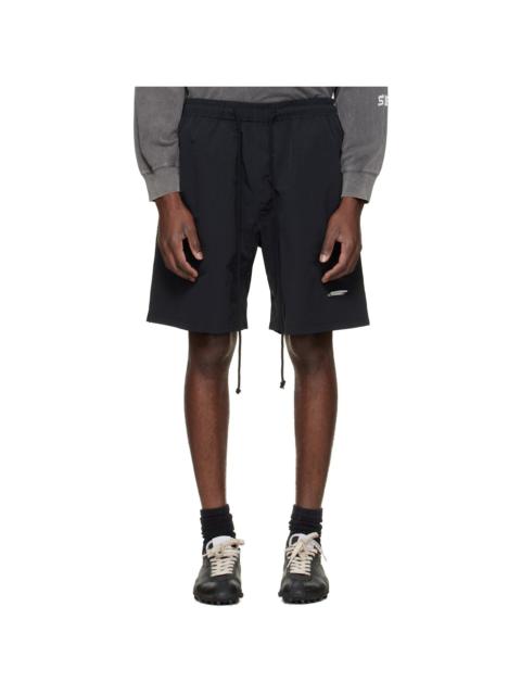 Song for the Mute Black 'SFTM/Academy' Gym Shorts