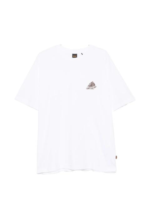 BOSS Boss Graphic-print Cotton T-shirt