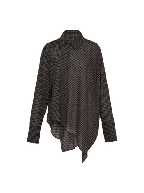 Yohji Yamamoto Unbalance Draped Blouse