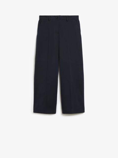 WEEKEND Max Mara URIAL Cotton satin cropped trousers