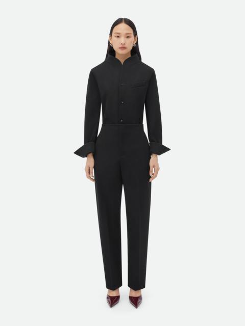 Bottega Veneta Light Wool Straight Leg Pants